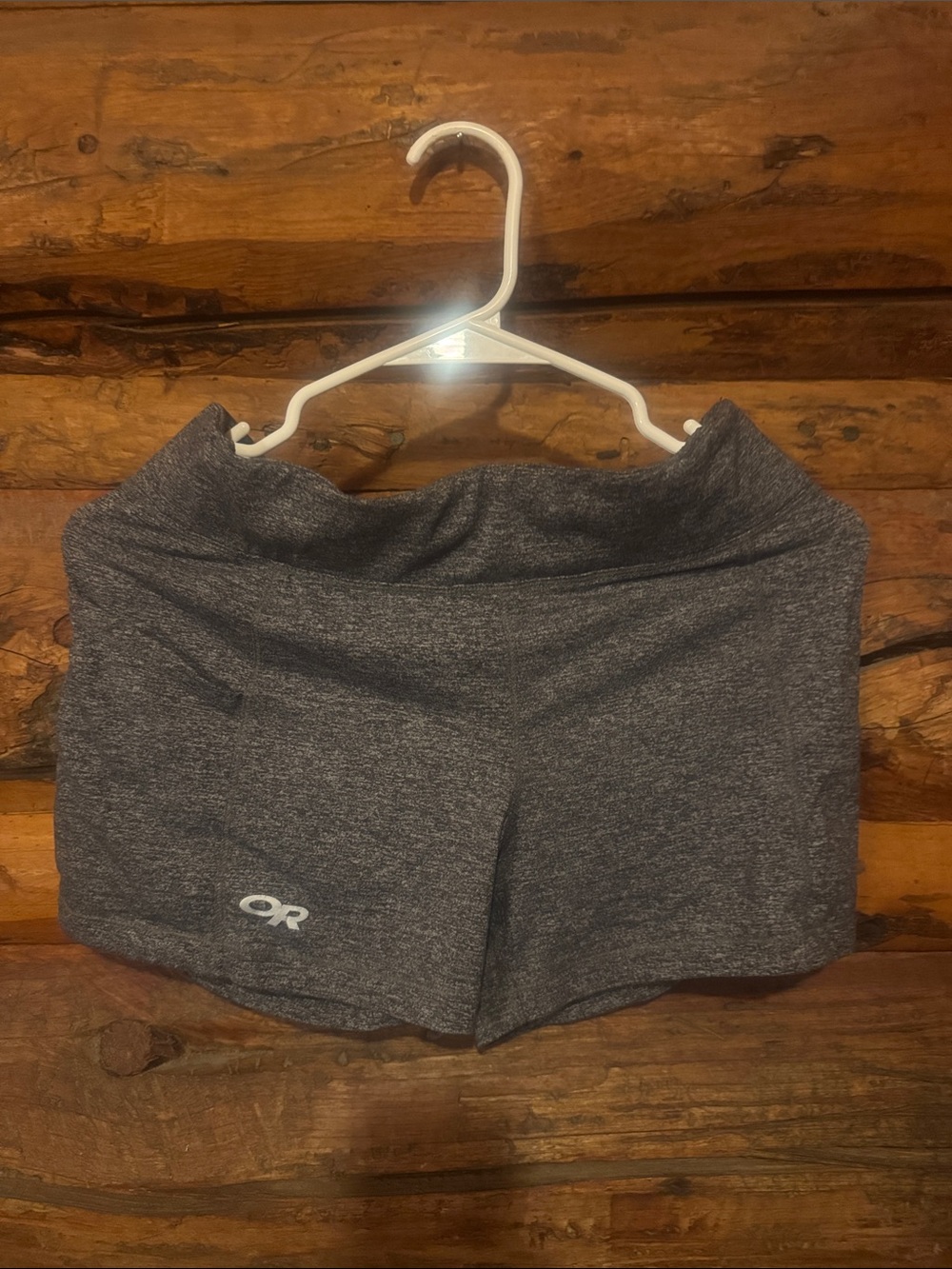 Outdoor Research Heather Gray Athletic Shorts